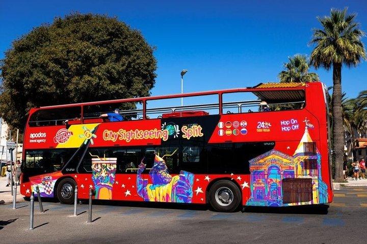 City Sightseeing Split 3 Routes Bus Tour, Walking Tour + Fortress