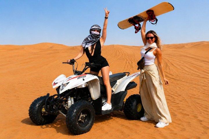 Explore Dubai Evening Safari with Quad bike, Camel & BBQ Dinner
