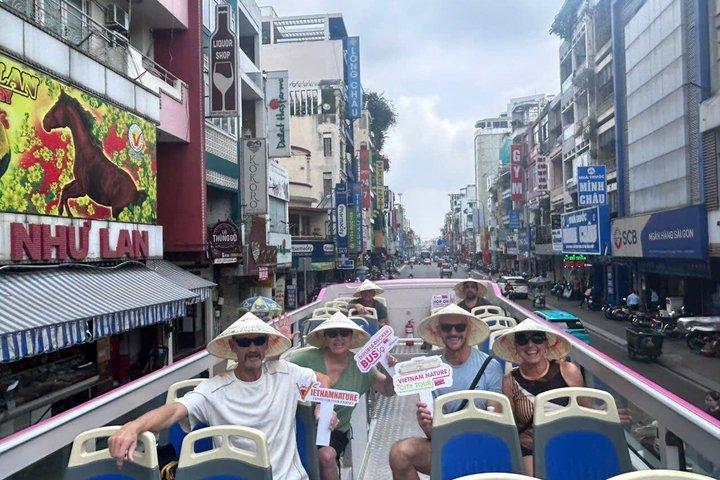 Double-Decker Bus Sai Gon Ho Chi Minh city by Vietnam Nature