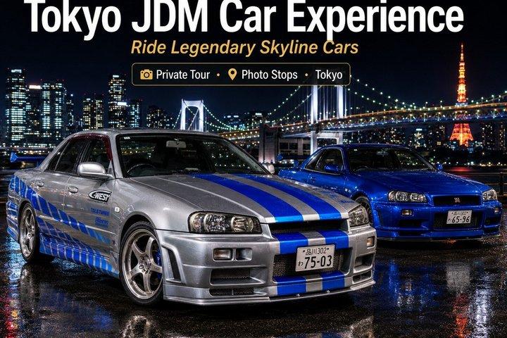 R34 Skyline + GTR Tokyo Night Cruise – Daikoku PA tour carmeet