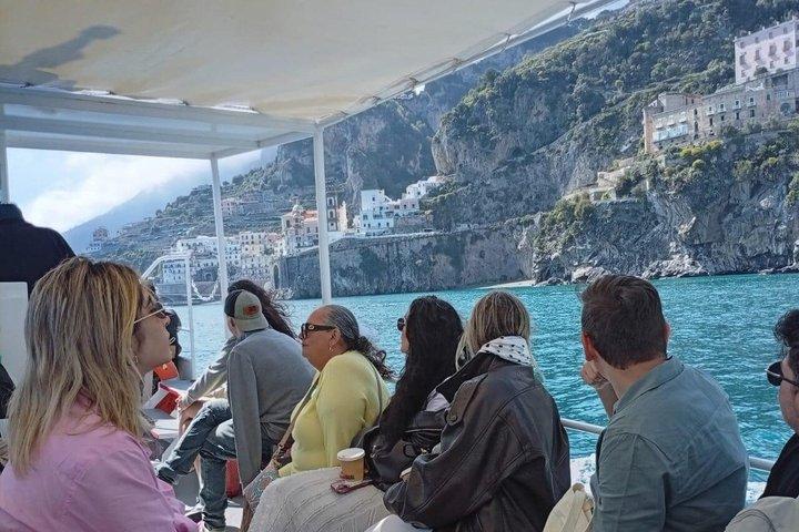 From Naples small group Sorrento Positano & Amalfi with boat tour