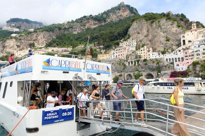 Boat Tour of Amalfi, Positano and Ravello from Sorrento