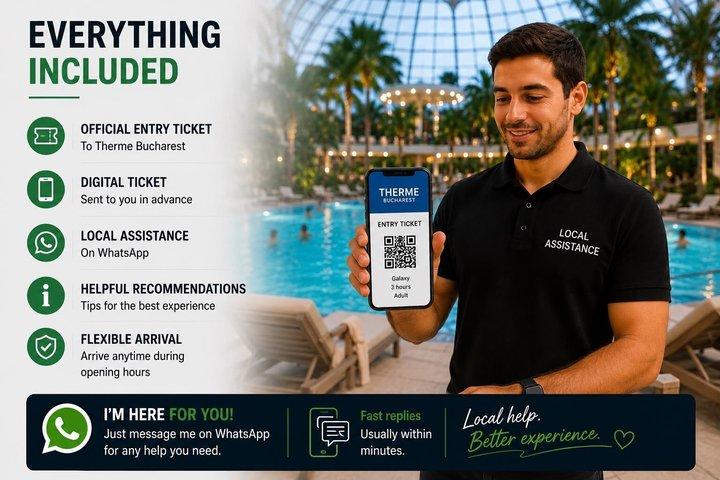 Therme Bucharest Entry Ticket with Local Assistance