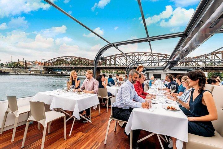 Prague Glass Boat Lunch Cruise with Scenic Views (2 Hours)