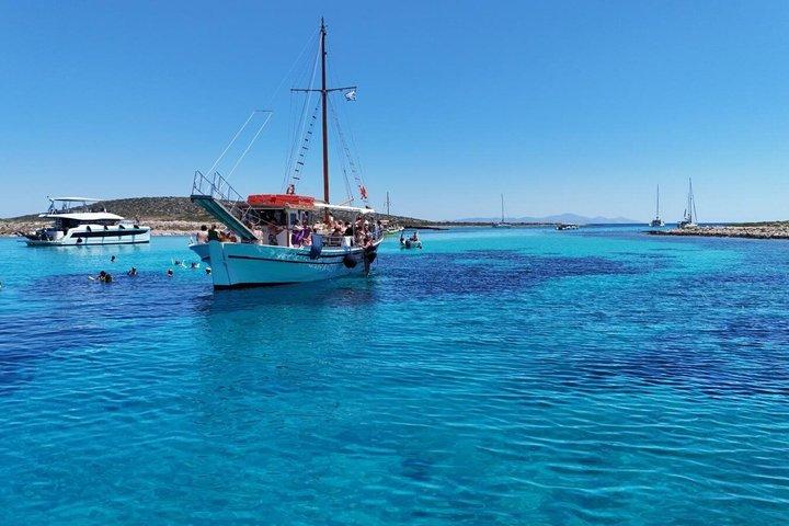 Half Day Sea Tours Blue Lagoon Sea Caves Antiparos Alyki port