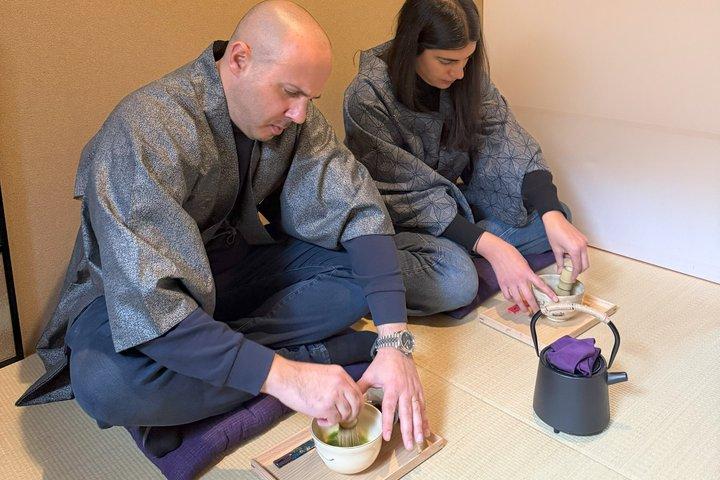 Tea Ceremony in Kyoto Machiya with Kamogawa River View
