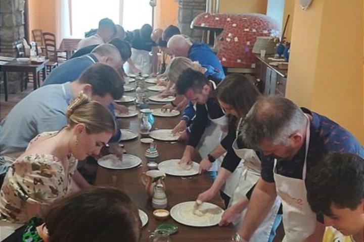 Sorrento Pizza Making Class, Dessert, Wine, Limoncello and Pickup