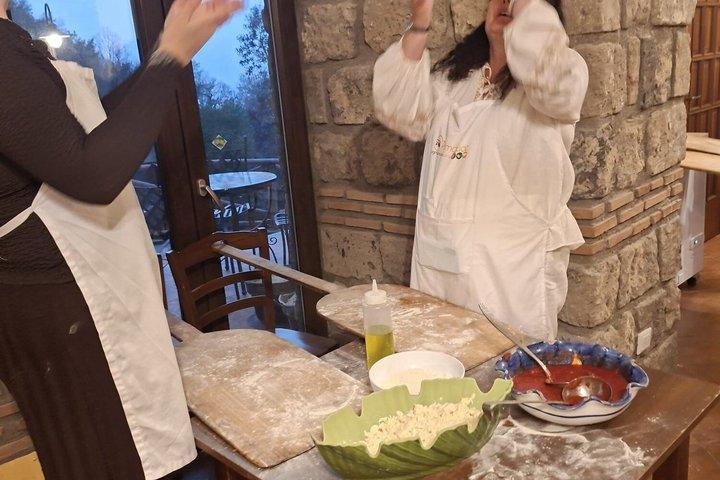 Sorrento Pizza Making Class, Dessert, Wine, Limoncello and Pickup