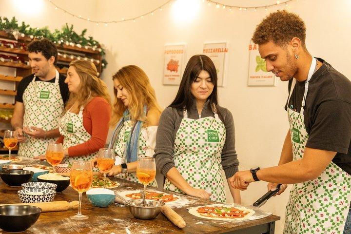 Rome Cooking Class: Hands-On Pizza Making & 3 Spritz Cocktails