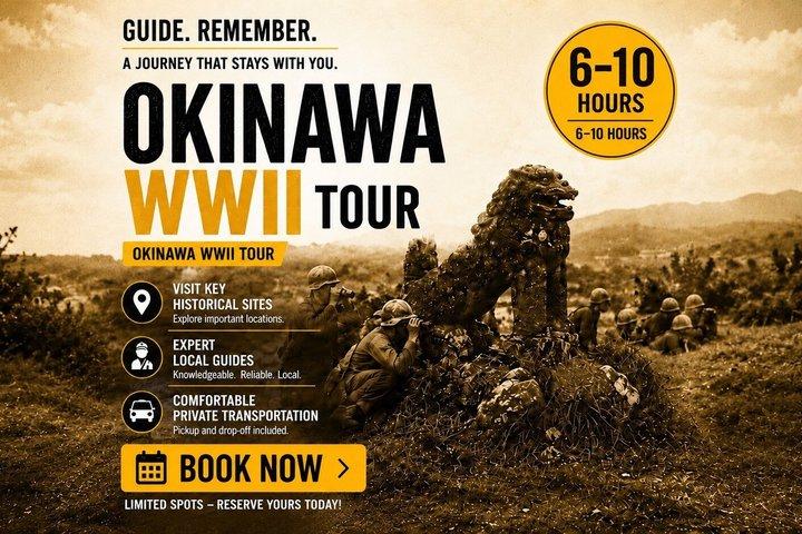 Okinawa WWII History Tour with Guide & Driver | 1–8 Guests
