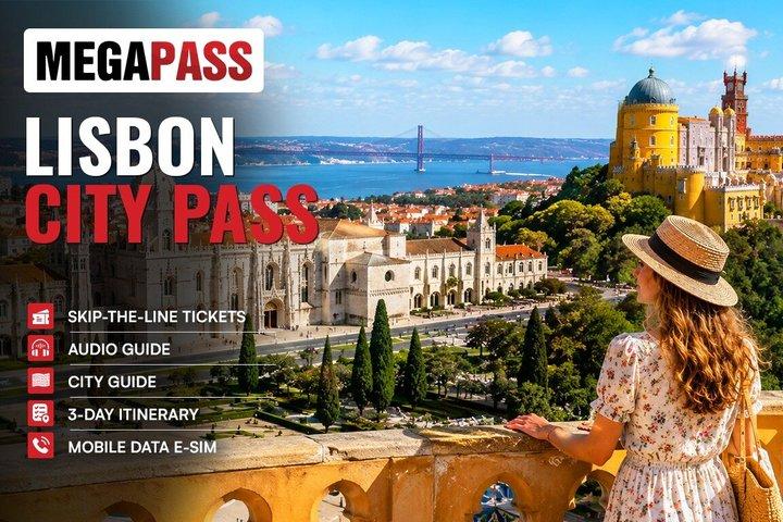Lisbon & Sintra Pass: Pena Palace, Jerónimos & Regaleira