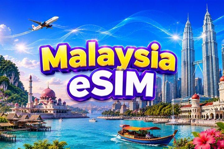 Malaysia eSIM (1 to 30 days. Up to 60GB of Data)