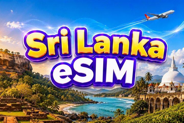 Sri Lanka eSIM (3 to 30 days. Up to 45GB of data)