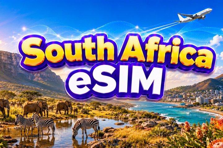 South Africa eSIM 3 to 30 days Up to 20GB of Data