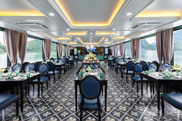 Sea Lion Luxury 5-Star Halong Day Cruise,Buffet Lunch,Shuttle Bus