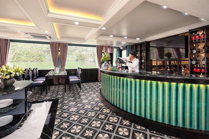 Sea Lion Luxury 5-Star Halong Day Cruise,Buffet Lunch,Shuttle Bus
