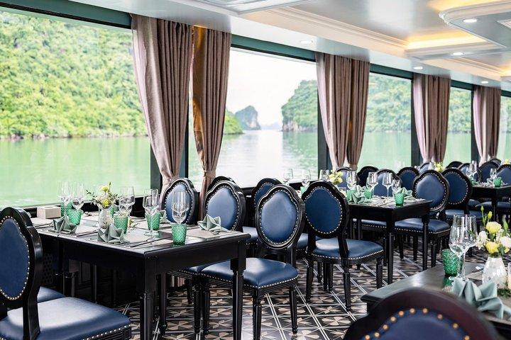 Sea Lion Luxury 5-Star Halong Day Cruise,Buffet Lunch,Shuttle Bus