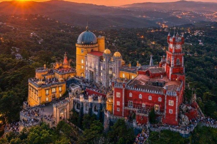 From Lisbon, Sintra, Pena Palace, Cabo Roca & Cascais Tour