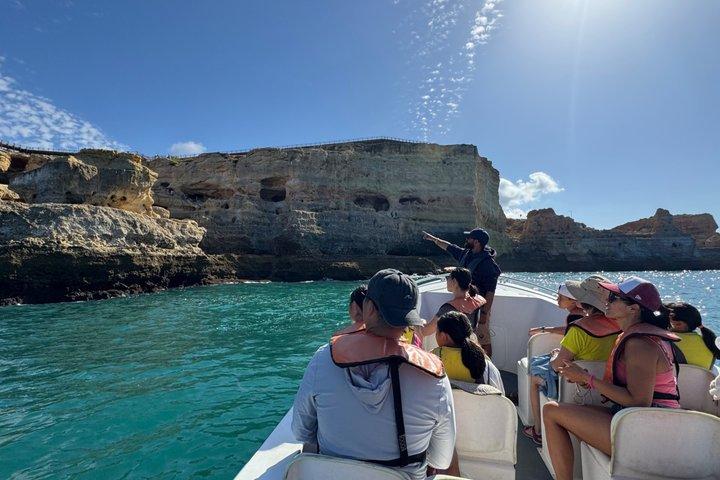 Portimão Boat Tour to Benagil & local hidden Caves Small Group