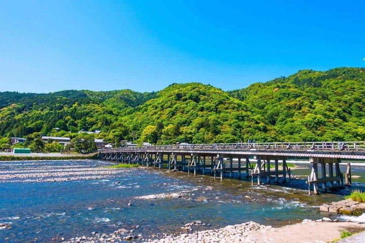 Kyoto and Arashiyama Tour with Sagano Railway Hozugawa River Tour
