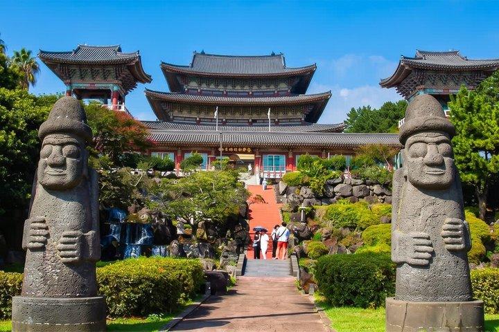 Jeju South Scenic Tour: Hallasan Trail Camellia Hill & Waterfalls