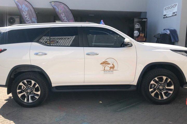 Windhoek Airport private transfer Hosea Kutako and Eros