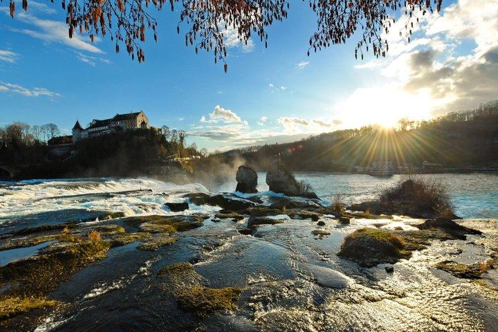 Explore Rhine Falls and City by Open Top Bus from Zurich