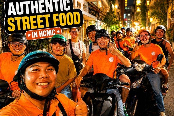 Ho Chi Minh City Street Food Tour by Motorbike with Local Guide