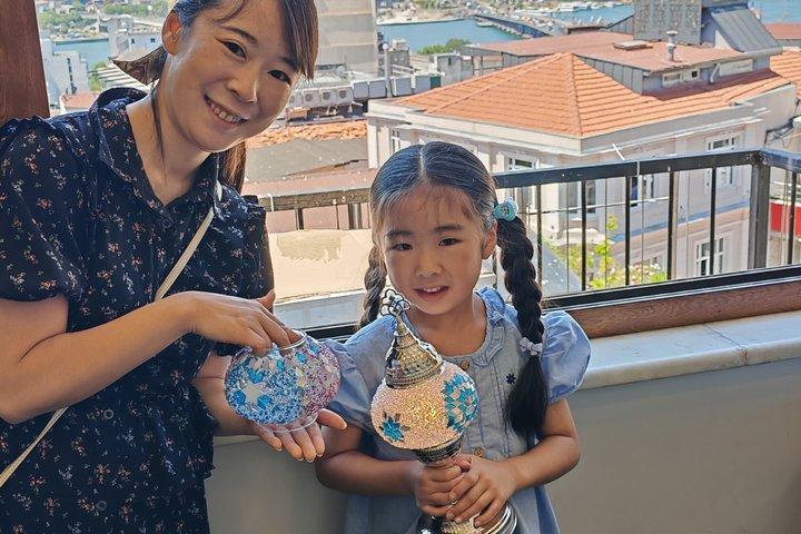 Istanbul Mosaic Lamp Workshop with View, Treats & Surprise Gifts