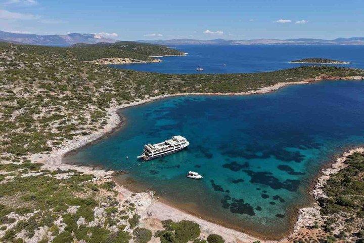 Cesme Boat Tour Hidden Bays Cruise with Swimming Stops