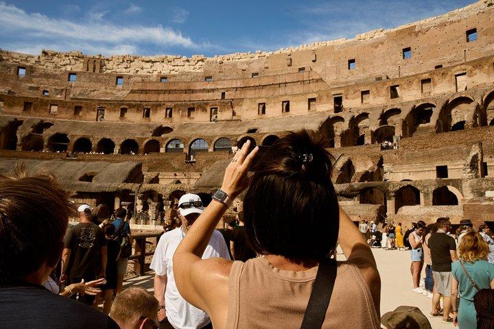 Rome Colosseum Guided Tour with Roman Forum & Arena Access Option
