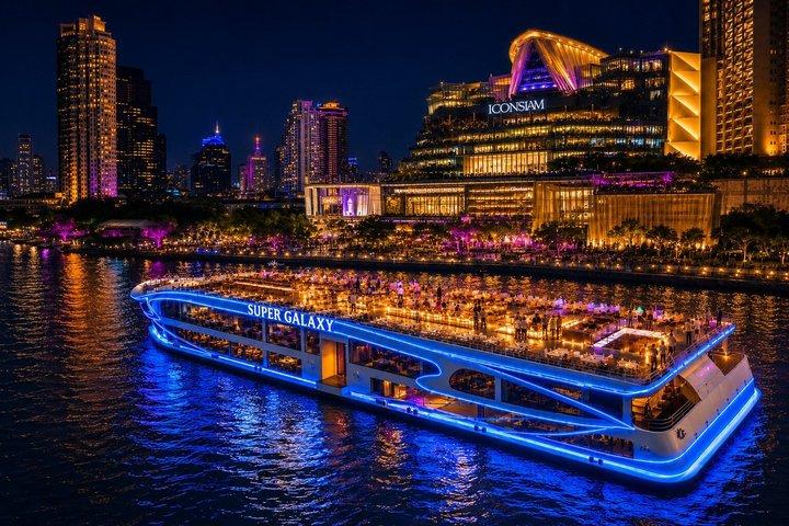 Bangkok Super Galaxy Luxury Dinner Cruise on Chao Phraya River