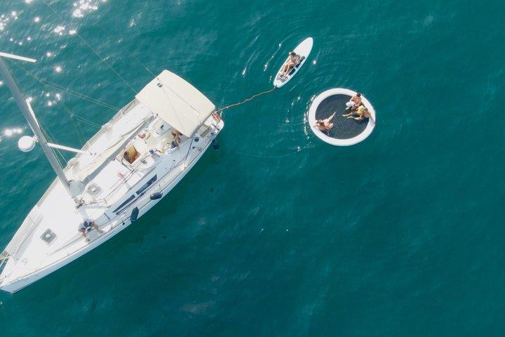 Marbella Private Sailboat: Paddle Board and Pool in the Sea (10 pax)