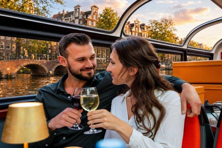 Amsterdam Wine and Cheese Guided Evening Cruise