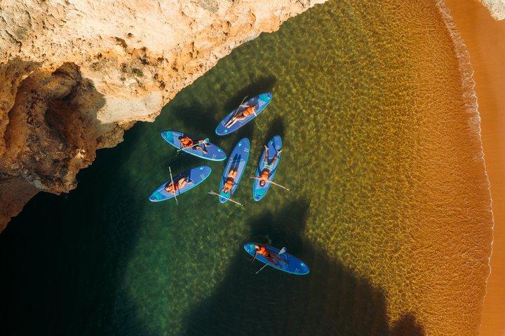 Albufeira: Sea Caves SUP Tour with Free Professional Photos
