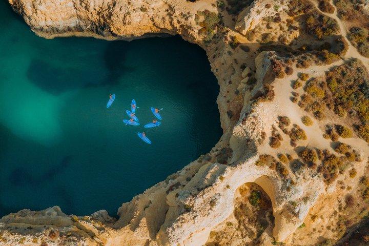Albufeira: Sea Caves SUP Tour with Free Professional Photos