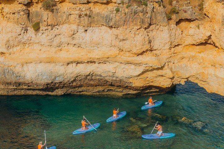 Albufeira: Sea Caves SUP Tour with Free Professional Photos