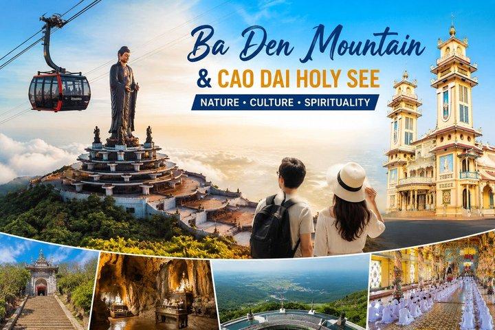 From Ho Chi Minh City: Black Mountain and Cao Dai Temple 1 Day