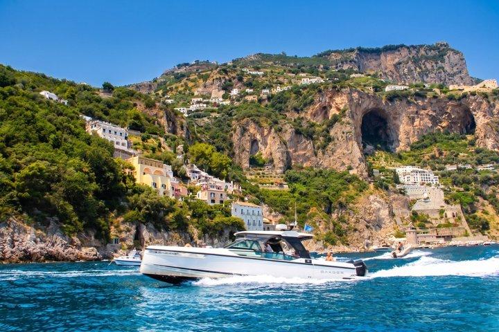 From Rome: Amalfi Coast Cruise, Positano, Ravello & Seaside Lunch