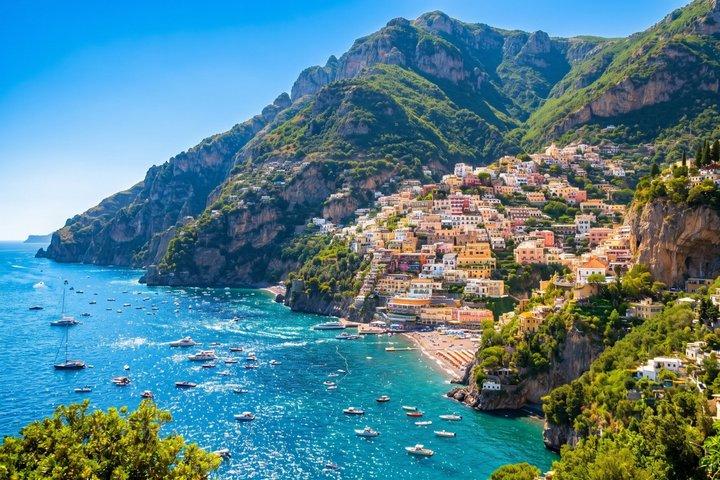 From Rome: Amalfi Coast Cruise, Positano, Ravello & Seaside Lunch