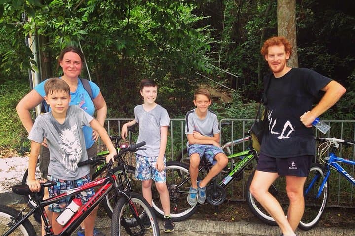Plover Cove Bicycling and Hiking Waterfall Adventure