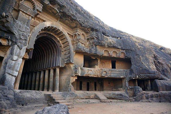 2000 year old Buddhist trail to Karla & Bhaja Caves as a day trip from Mumbai