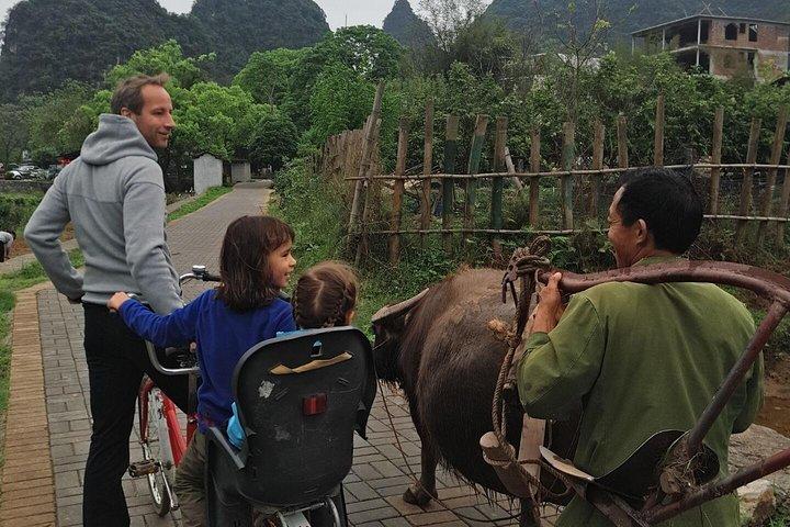 1 Day Yangshuo Countryside Cycling and Yulong bamboo boat Private Tour