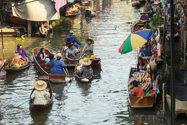 From Bangkok : Kanchanaburi Tour with Floating market Visit
