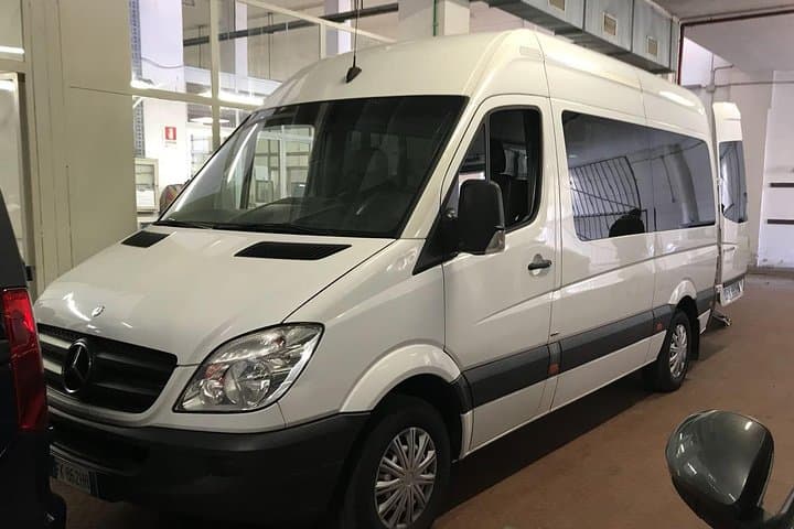 Minivan suitable for transporting disabled people with a wheelchair