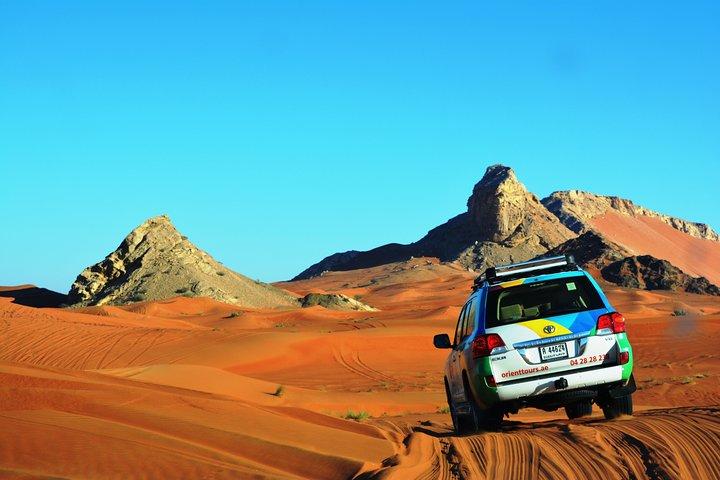 4x4 Hatta Safari to Fossil Rock & Honey Bee Garden visit with Breakfast