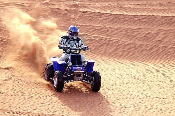 Dune Bashing with Quad Bike and Sand Boarding from Dubai