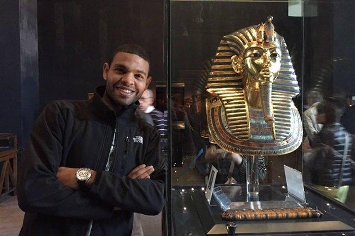 Cairo Layover Tour to Giza Pyramids Egyptian Museum, Bazaar Sound & Light Show