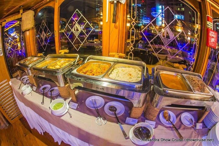 Dubai Marina Dhow Dinner Cruise with Transfers