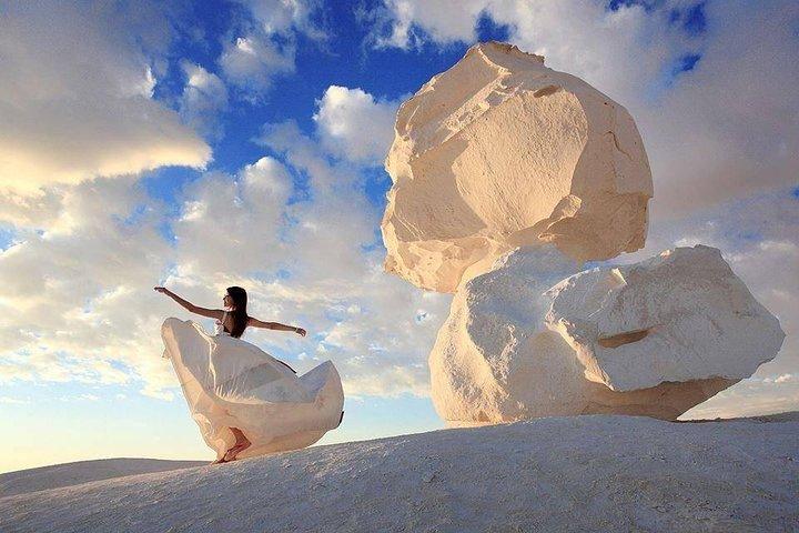 One Night Camping in White & Black Deserts (Baharaya Oasis)